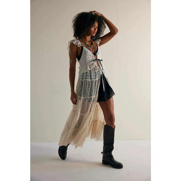 Free People Stay A Little Longer Maxi Top - Picture 1 of 11